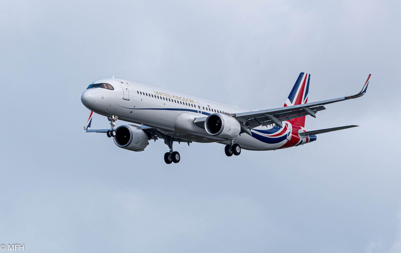 L’avion du roi Charles III à Bordeaux